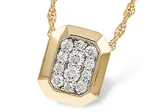 L320-61197: NECKLACE .25 TW