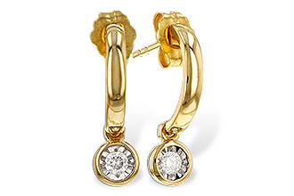 L320-61233: EARRINGS .10 TW
