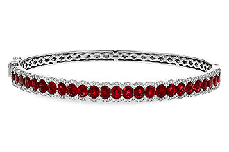 L320-62097: BANGLE 5.04 TW RUBY 5.60 TGW