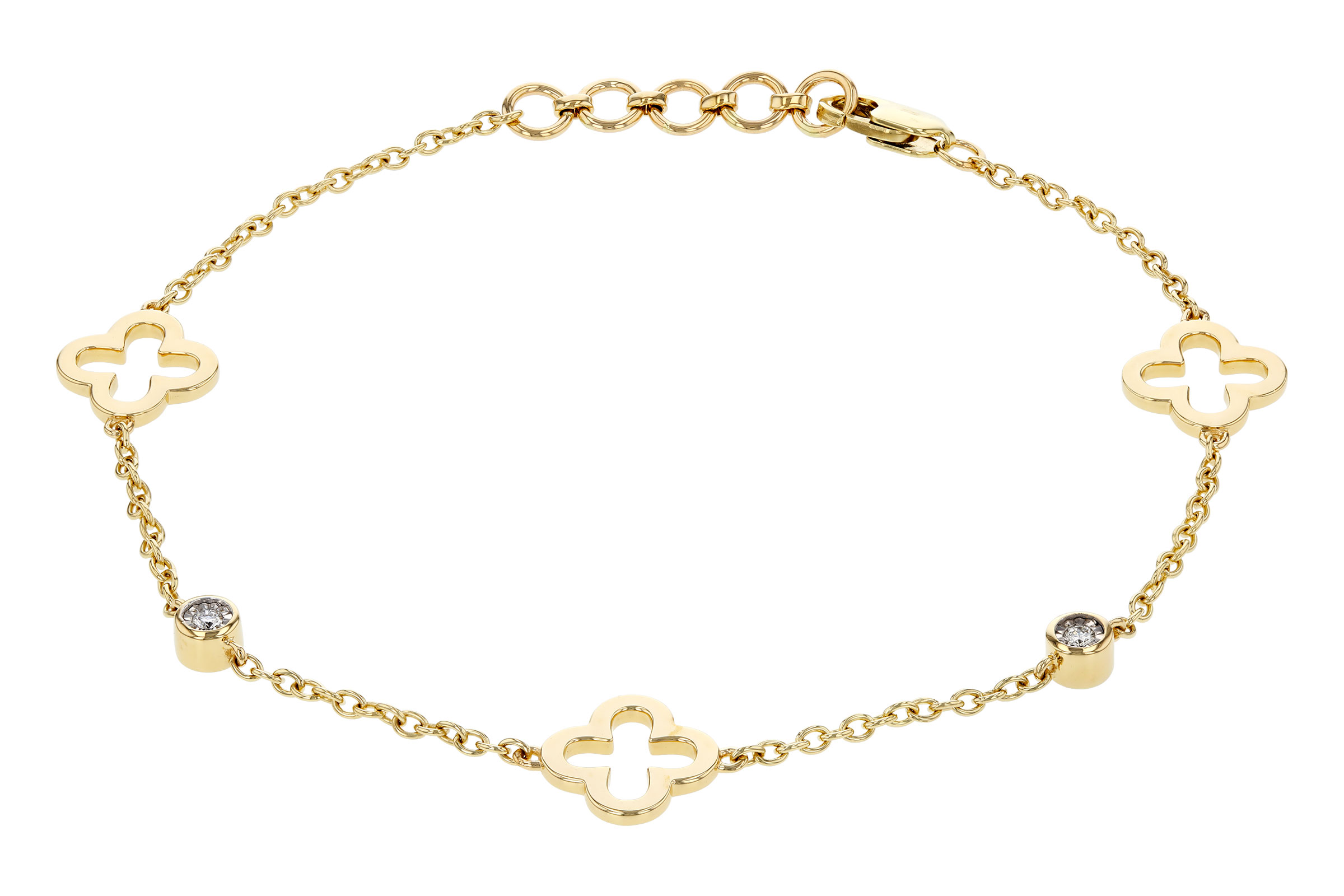 L321-46688: BRACELET .06 TW (7.25")