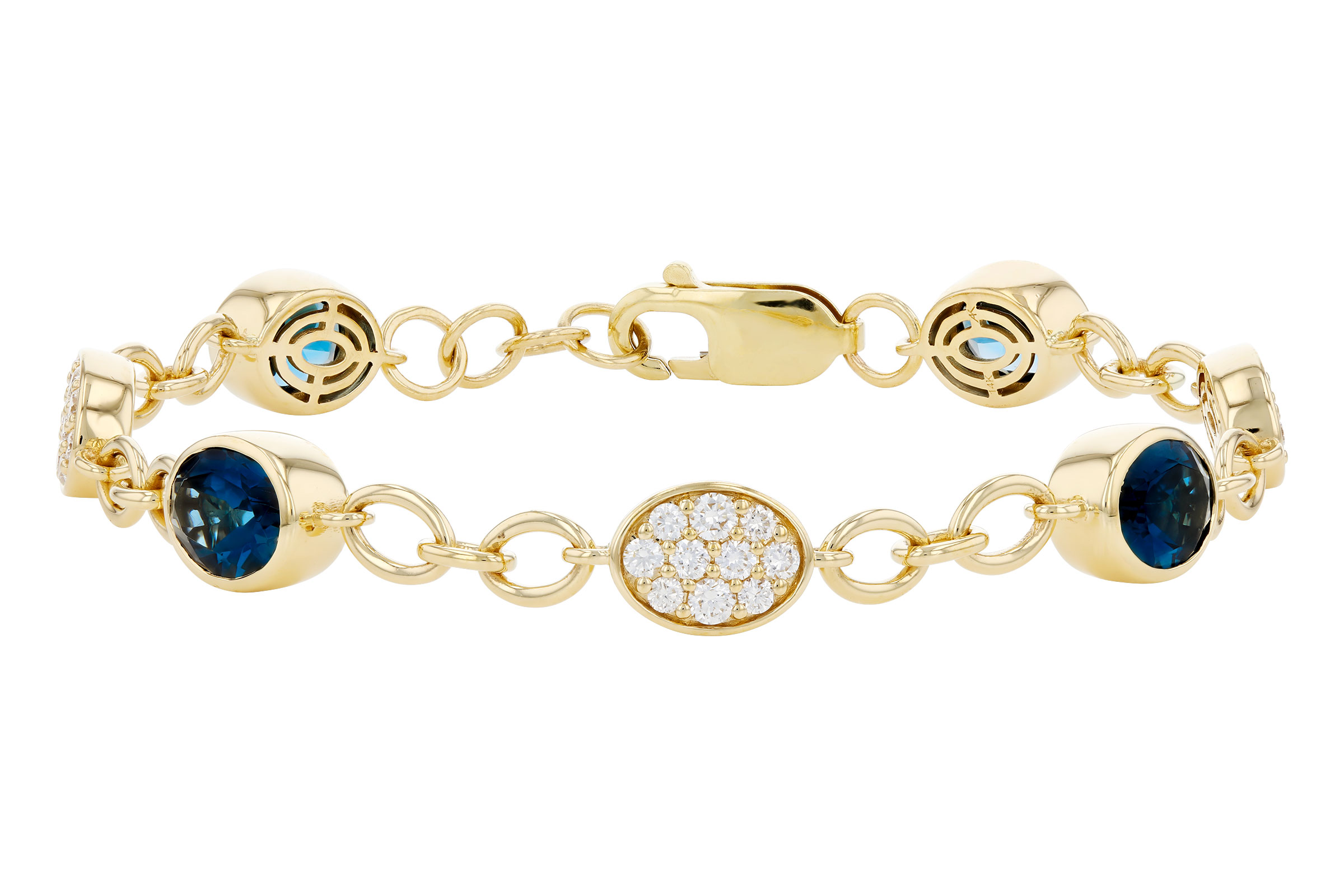 L321-48515: BRACELET 5.24 TW LONDON BLUE TOPAZ 6.00 TGW (7")