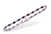 M229-72115: BRACELET 4.08 RUBY 4.55 TGW