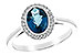 M235-10297: LDS RG 1.27 LONDON BLUE TOPAZ 1.42 TGW