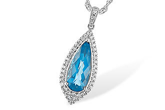 M235-12115: NECK 2.40 BLUE TOPAZ 2.65 TGW