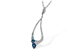 M235-15742: NECK .83 BLUE TOPAZ 1.00 TGW
