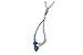 M235-15742: NECK .83 BLUE TOPAZ 1.00 TGW