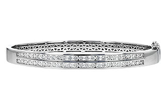 M235-17606: BANGLE BRACELET 2.00 TW (2 ROW)