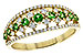 M236-00324: LDS RG .35 GREEN GARNET .67 TGW