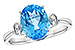 M236-07633: LDS RG 2.84 BLUE TOPAZ 2.90 TGW (10x8MM BT)