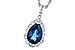 M318-79442: NECK 2.25 LONDON BLUE TOPAZ 2.40 TGW