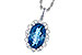 M318-81233: NECK 3.60 LONDON BLUE TOPAZ 3.77 TGW (12x8MM LBT)