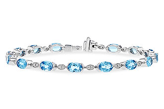 M319-63915: BRACELET 7.80 SWISS BLUE TOPAZ 7.96 TGW