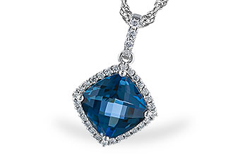 M319-67588: NECK 1.09 LONDON BLUE TOPAZ 1.20 TGW