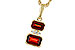 M320-56697: NECK .98 TW GARNET 1.01 TGW