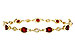 M320-56724: BRACELET 3.68 RUBY 3.92 TGW (7")