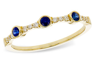 M320-57588: LDS WED RG .16 SAPPHIRE .25 TGW