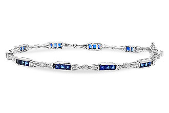 M320-60315: BRACELET 2.10 SAPPHIRE 2.75 TGW (7")