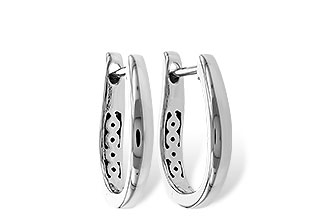 M320-60342: GOLD EARRINGS (15MM)