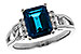 M320-61206: LDS RG 2.42 LONDON BLUE TOPAZ 2.50 TGW (9x7MM LBT)