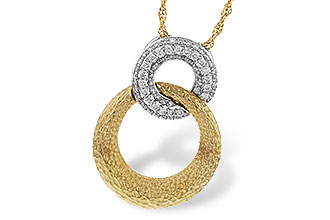 M320-61215: NECKLACE .50 TW