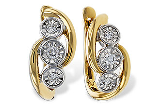 M320-62106: EARRINGS .25 TW