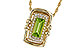 M320-63033: NECKLACE .72 PERIDOT .84 TGW (8x4MM PER)