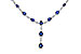M320-63051: NECKLACE 4.82 TW SAPPHIRE 7.02 TGW (17")