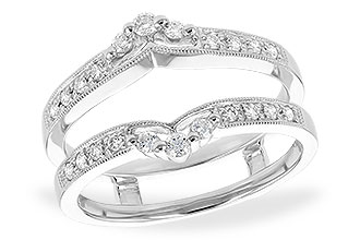 K321-48488: E138-73934 GUARD RG IN PLATINUM .28 TW